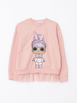 Bisiklet Yaka LOL Surprise OMG Lisansl? Uzun Kollu K?z ?ocuk Sweatshirt