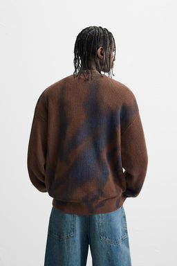 SPRAY PRINT SWEATER - Zara фото 3
