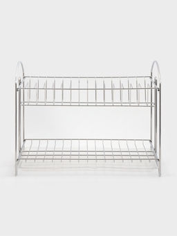 Сушилка для посуды универсальная, разборная, с поддоном, 39.5×24×29.5 см, хром