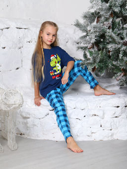 ДК014 Домашний костюм Динго (индиго)