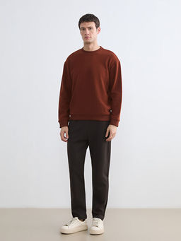 Bisiklet Yaka Erkek Sweatshirt