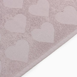 Полотенце махровое Love Life Hearts 70*140 см, светло-розовый, 100% хл, 450 гр/м2 - Lovelife фото 4