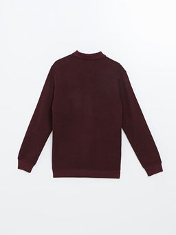 Polo Yaka Uzun Kollu Erkek Sweatshirt - Waikiki фото 3