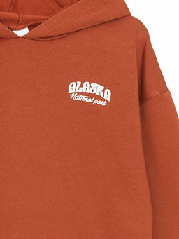 Kap??onlu Erkek ?ocuk Kal?n Sweatshirt