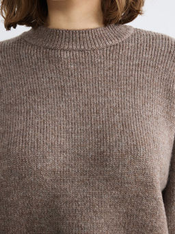 Bisiklet Yaka Kad?n Triko Kazak