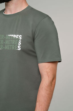 Арт. 67123 Футболка мужская 48-56 (5 шт) Цвет:хаки - Идеал фото 20