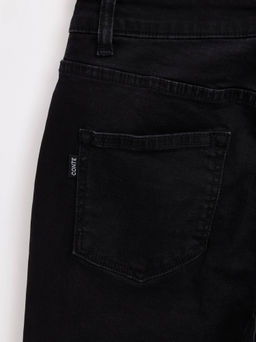 CONTE Джинсы skinny CON-441 на молнии washed black - Conte elegant фото 7