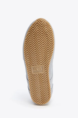 CONTRAST LEATHER TRAINERS - Zara фото 9
