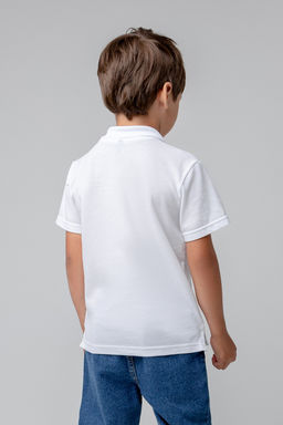 К 302108/белый джемпер-поло д/дет яс - Crockid фото 3