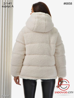 Женская зимняя плюшевая куртка - Bruno фото 4