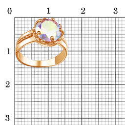 КОЛЬЦО 24813599Мс - Красная пресня фото 2
