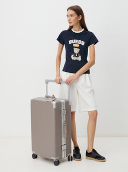 Чемодан MAISON DAVID Артикул 4212942, коричнево-серый фото 2