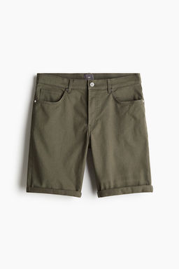 Pantalon corto en sarga de algodon Slim Fit - H&m фото 5