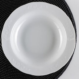 Тарелка глубокая Добрушский завод «Бельё», d=22 см, 350 мл, фарфор, белая
