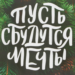 Пакет бумажный подарочный новогодний крафт «Сбудутся мечты» 32×17.5×37 см