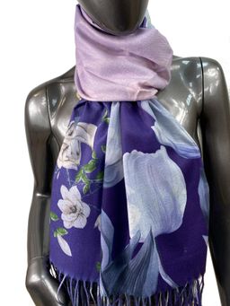 Мягкий палантин из кашемира, мультицвет - Greta фото 5