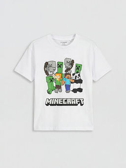 Minecraft Bask?l? Erkek ?ocuk Ti??rt