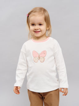 Лонгслив Бабочка с принтом 0+ - Bungly фото 6