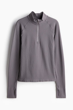 Top de deporte seamless en DryMove con cremallera - H&m фото 6