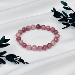 Браслет из мадагаскарского Розового кварца - Радуга самоцветов фото 2