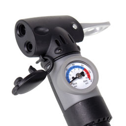 Велонасос COMIRON FLY PRO с манометром, литой суперпрочный ABS корпус-моноблок, алюмиевая клипса, 24,5*240мм, 7 бар. шток сталь 8 мм /уп 100/ - ГалеонТрейд фото 9