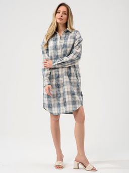 Халат фланель "Рубашка"