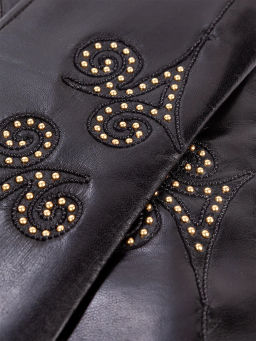 Перчатки женские ш+каш. F-IS0018 black - Eleganzza фото 7