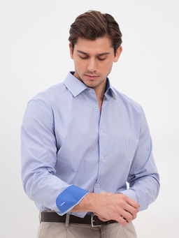 Сорочка мужская длинный рукав GREG 211/237/145/ZVN/1p STRETCH_GB  фото 8