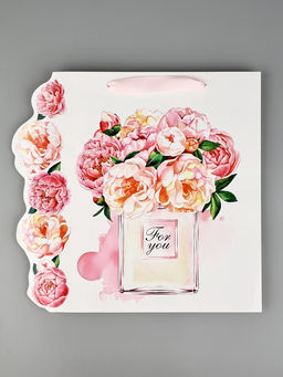 Пакет подарочный ламинированный Для тебя, цветы, 26?9?30 см