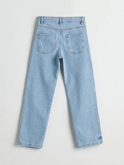 Straight Fit K?z ?ocuk Jean Pantolon
