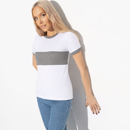 Футболка из трикотажа, Неповторимая ты (white) - Charutti фото 4