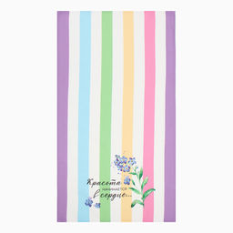 Набор подарочный Жизнь прекрасна полотенце 40х73 см, прихватка 19х19 см, магнит 11х7 см - Этель фото 2