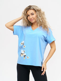 951 Футболка "Голубой"