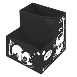 Подставка для канцелярских принадлежностей, арт.56564/ 50 ПАНДЫ (8,4х8,4х9,3 см, полипропилен, цвет: