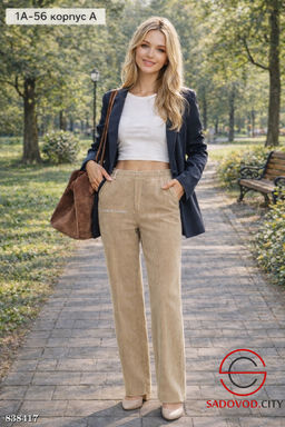 Брюки женские вельветовые - Bruno фото 4