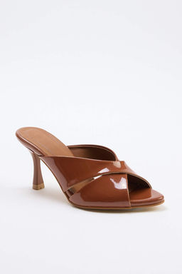 Kiremit Kad?n Topuklu Terlik TAKSS26TO00065