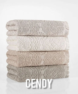 Набор полотенец EFOR CENDY (2шт) (50*90;70*140) светло-коричневый S.KAHVE (пвх)  фото 2