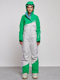 Горнолыжный комбинезон женский зимний зеленого цвета 2326Z - Mtforce фото 7