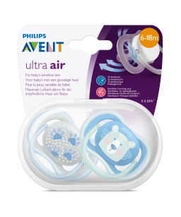 philips avent / Соска Пустышки Ultra Air 2 шт. 6-18 мес.
