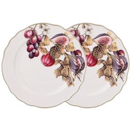 НАБОР ТАРЕЛОК ЗАКУСОЧНЫХ LEFARD VILLAGE ИНЖИР 2 ШТ. 20,5 СМ