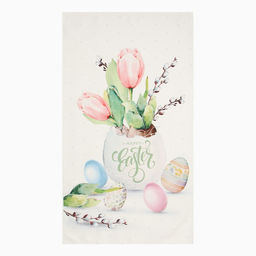 Полотенце Этель Счастливой Пасхи 40х73см, 100% хл, саржа 190 г/м2  фото 6