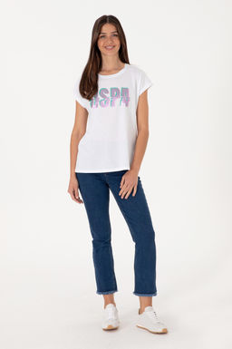 Kad_n Beyaz Ti__rt Sepette S_rpriz _ndirim - U.s. polo assn фото 4