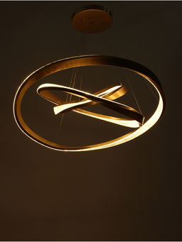 Люстра Ella 174 Вт LED 3000-6000К медь Ø40+60+80×150 см