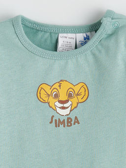 Aslan Kral Bask?l? Erkek Bebek Tak?m