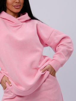 Костюм "Винтаж" розовый, футер начес