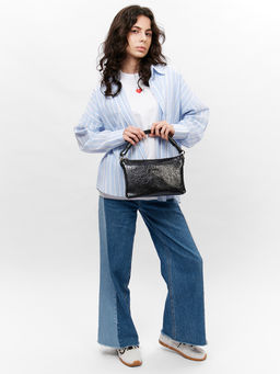 LACCOMA сумка Луиза-черный эко кожа хлопок