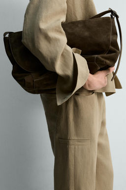 PANTAL?N BALLON FIT 100% LINO LIMITED EDITION / Tostado - Zara фото 6