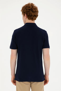 Мужская темно-синяя футболка - U.s. polo assn фото 5