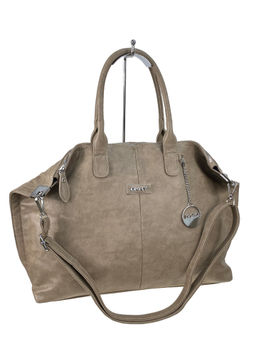 Женская сумка из искусственной кожи, цвет коричневый