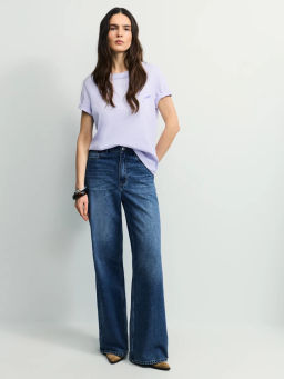 Футболка из хлопка с принтом / Zarina  фото 2